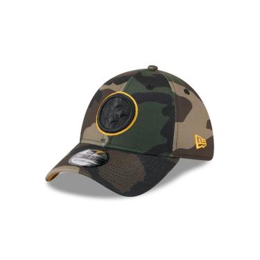 Imagem de BONE NEW ERA 39THIRTY PITTSBURGH STEELERS NFL SALUTE SERVICE 2025 MILITAR-Masculino