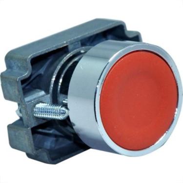 Imagem de Botao Comando Jng Metal Lay5-Ba4 Vermelho 51966