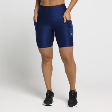 Imagem de Bermuda Flora Com Bolsos Laterais e Cintura Alta Feminina Moda Fitness Academia-Feminino