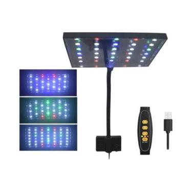 Imagem de Luz LED Para Aquário Com Brilho Ajustável E Dimmer, Lâmpada De Crescim