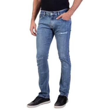 Imagem de Calça Jeans Slim Straight Guess Azul-Masculino