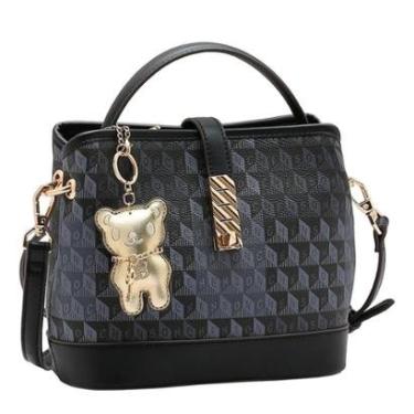 Imagem de Bolsa Feminina Transversal Alça Tridimensional Moda Chenson-Feminino