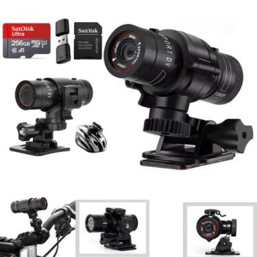 Imagem de Câmera Esportiva Para Viagens 1080p 256gb F9 - MIKE SHOP