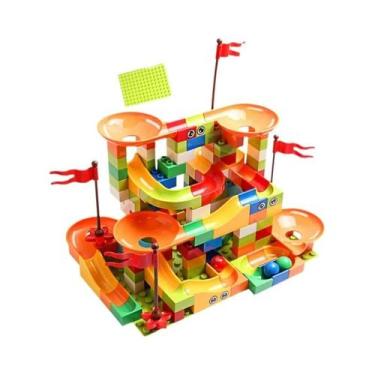 Imagem de Conjunto De Blocos De Montar Grande Para Pista De Corrida De Mármore, 