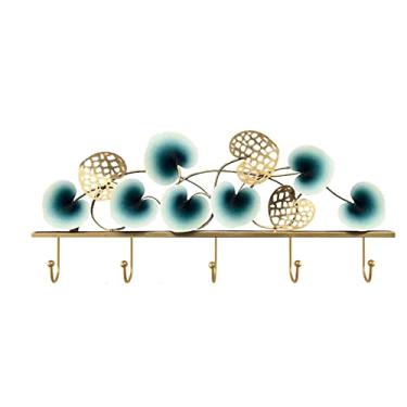 Imagem de KEG801302 Gancho para casaco e chapéu, ganchos criativos para decoração de entrada, suporte de parede, cabideiro, leve, luxuoso, moderno, ganchos para pendurar na parede, ganchos de roupas