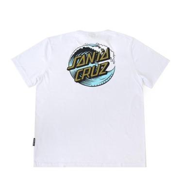Imagem de Camiseta Santa Cruz Wave Dot - Branco-Masculino
