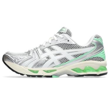 Imagem de ASICS Tênis esportivo unissex Gel-Kayano 14, Branco/mentol, 11 Women/9.5 Men