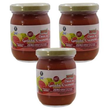 Imagem de Doce de goiaba cremoso diet 210g hue - kit 3 unidades