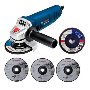 Imagem de Esmerilhadeira Angular 4.1/2 850W Gws850 Bosch + 4 Discos 110V Ou 220V