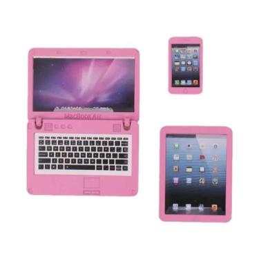 Imagem de Acessórios Para Bonecas BJD De 30CM: Mini Computador, Celular, Tablet,