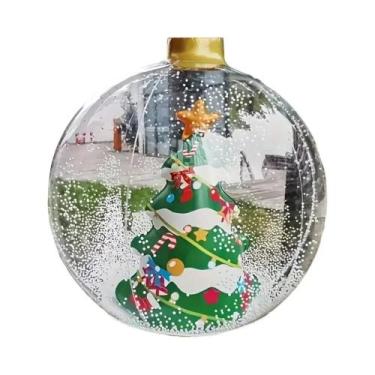 Imagem de Decoração De Bola De Natal Inflável Em PVC Para Interiores E Exteriore