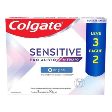 Imagem de Kit Pasta de Dente Colgate Sensitive Pro-Alívio Imediato 90g 3 unidade