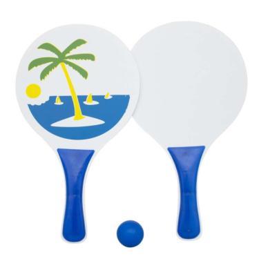 Imagem de Kit Convoy Sport Frescobol com 1 Bola - Bcoazul