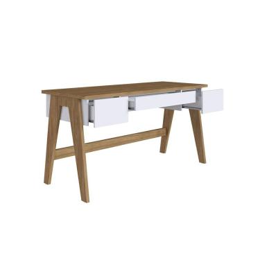 Imagem de Escrivaninha Trend Com 03 Gavetas Hanover E Off White