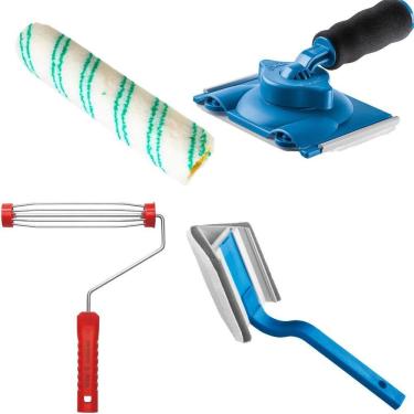 Imagem de Pad + Pad 90 Cantos Recorte + Suporte Garfo 23Cm +Rolo 23Cm