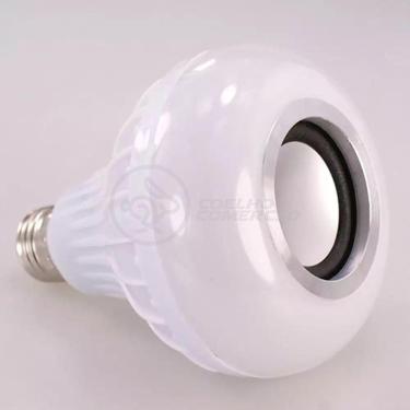 Imagem de Lâmpada Led 12W E27 Rgb Colorida Com Caixa De Som