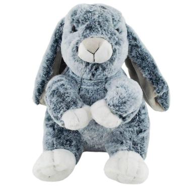 Imagem de Coelho Cinza Sentado 20Cm - Pelúcia