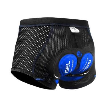 Imagem de Shorts Boxer Masculinos Com Almofada De Gel 5D Para Ciclismo MTB X-TIG