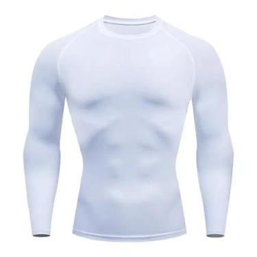 Imagem de Camiseta Esportiva Masculina De Compressão De Secagem Rápida Com Manga