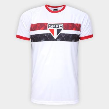 Imagem de Camiseta São Paulo Geometric SPR Masculina-Masculino