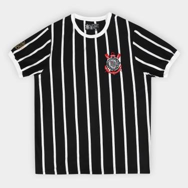 Imagem de Camiseta Plus Size Corinthians Coimbra Retrô Masculina-Masculino
