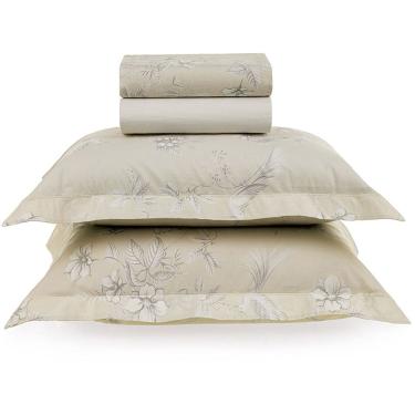 Imagem de Jogo de Cama Karsten Maris 200 Fios 4 Peças Queen Bege