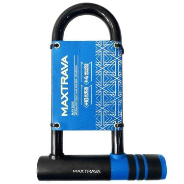 Imagem de Cadeado Tranca U-lock Bike Moto 145x210mm Bicicleta MaxTrava-Unissex