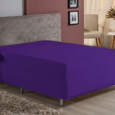 Imagem de Lençol Com Elástico Solteiro Nobre 1 Peça Luva De Box 55cm De Altura M