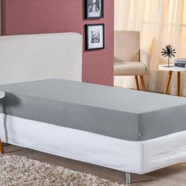 Imagem de Lençol Com Elástico Solteiro Nobre 1 Peça 30cm De Altura Malha 100% Al