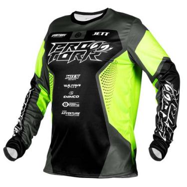Imagem de Camisa Adulto Motocross Pro Tork Hero 2026 Em poliéster de Gola Redond