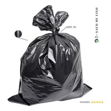 Imagem de Saco De Lixo 100 Litros Leve- P3 - 20 Unidades - Higipack
