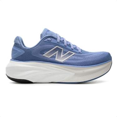 Imagem de Tênis New Balance More V6 Feminino, Azul, Bege, 37