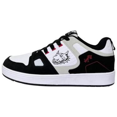 Imagem de Tenis Red Nose Recortes com Microfuros REF:RNVM303, Preto, Branco, 41