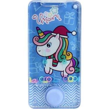 Imagem de Jogo super argolas unicornio bbr - BBR Toys, Azul, UN