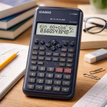 Imagem de Calculadora Científica Casio Acompanha Capa Com 240 Funções Preto