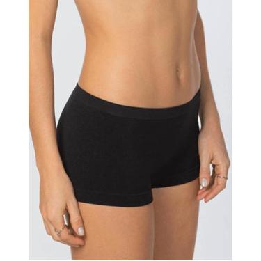 Imagem de Calcinha Boxer feminina sem costura Lupo, Preto, GG