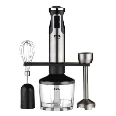 Imagem de Mixer 3 em 1, 850W, 12 Velocidades, Inox Com Processador 250g, Batedor e Acessórios Removíveis EOS EMX03