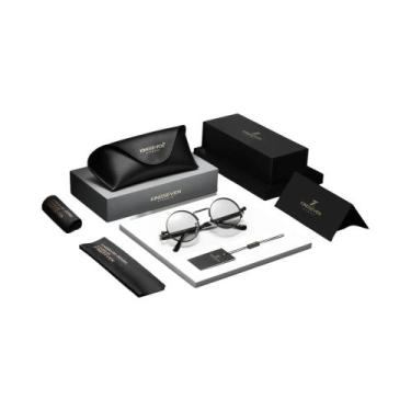 Imagem de Óculos De Sol Polarizados Gótico Punk UV400 Com Armação Redonda Retrô 