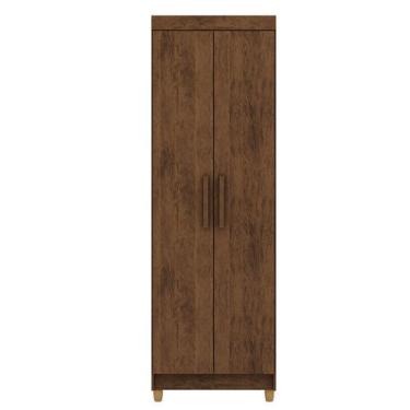 Imagem de Armário Multiuso 2 Portas 5 Prateleiras Lina - Vila Rica, Imbuia Rústi