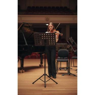 Imagem de Suporte Partitura Tripé Profissional Ajustável Resistente - Congratula