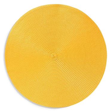 Imagem de Jogo Americano Redondo 8 Unidades -  Amarelo Nascer Do Sol