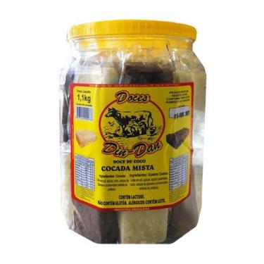 Imagem de Doce Cocada Mista c/20 - Dindan