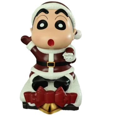 Imagem de Figura Crayon Shin-chan, Cosplay de Papai Noel, 18 cm, Natal