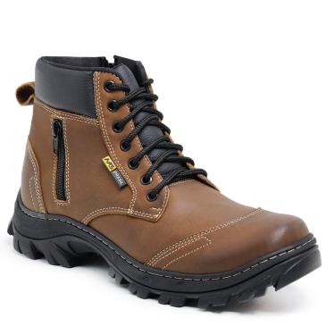 Imagem de Bota Adventure Para Trabalho Conforto em Couro Palmilha Gel-Masculino