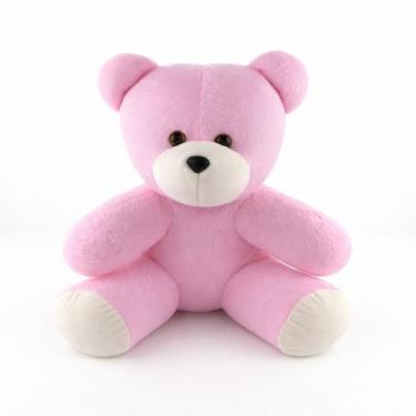 Imagem de Urso Grande de Pelúcia Ted 30cm Ursinho Infantil Decoração Cestas Nich