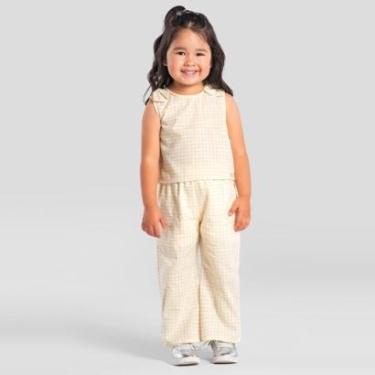 Imagem de Conjunto infantil menina Xadrez Mundi-Feminino