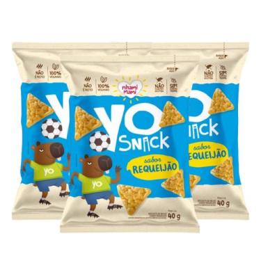 Imagem de Kit Yo Snack Infantil Requeijão Vegano - Nhami Mami 3 Unidades 40g