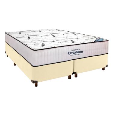 Imagem de Cama Box Begetiza + Colchão Queen High Foam Ortobom