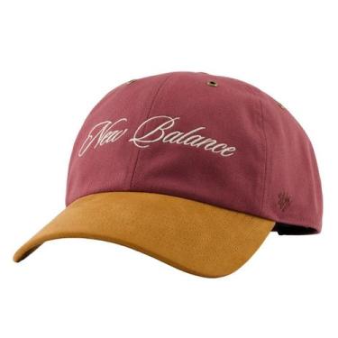 Imagem de Boné New Balance Script Suede, Vinho, Único