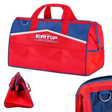Imagem de Bolsa De Ferramentas Emtop Etbg18161 Vermelha 15kg, 16 ' Red